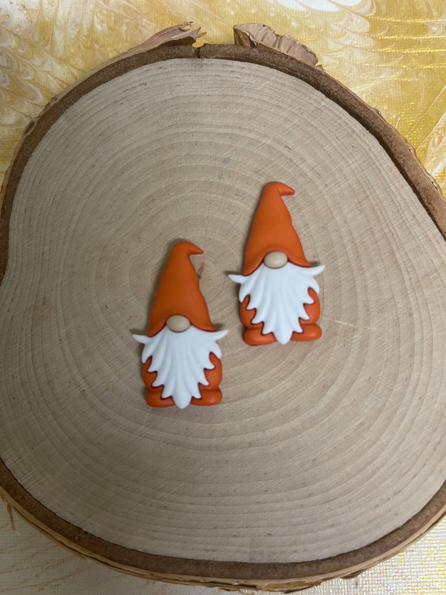Gnome Bones About It Collection Stud Earrings (3 Halloween colorsto choose from)
