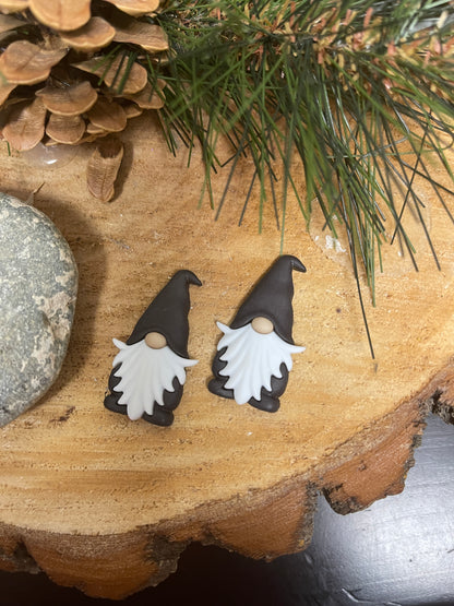 Gnome Bones About It Collection Stud Earrings (3 Halloween colorsto choose from)