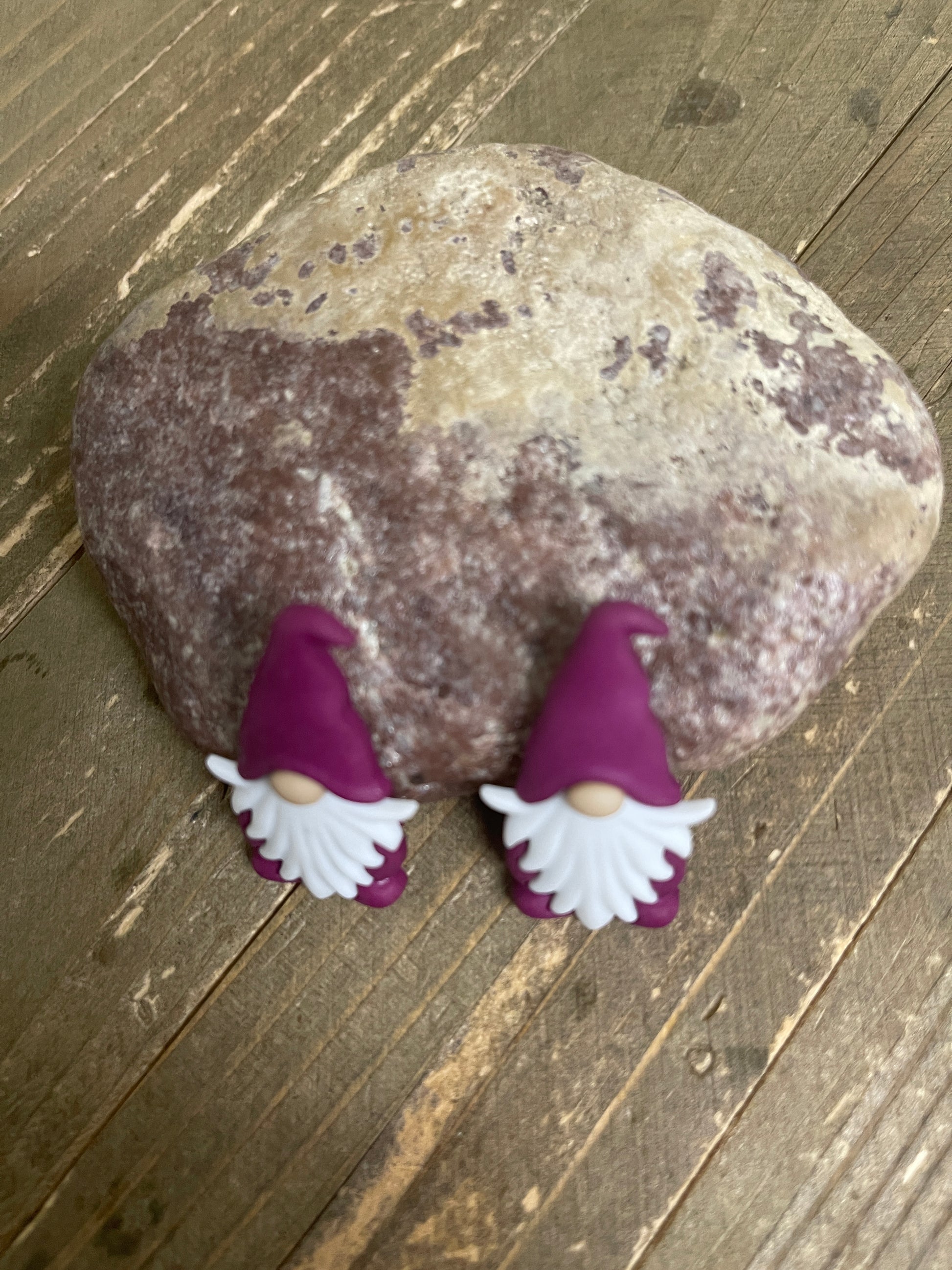 Gnome Bones About It Collection Stud Earrings (3 Halloween colorsto choose from)Pink tiful of LOVE