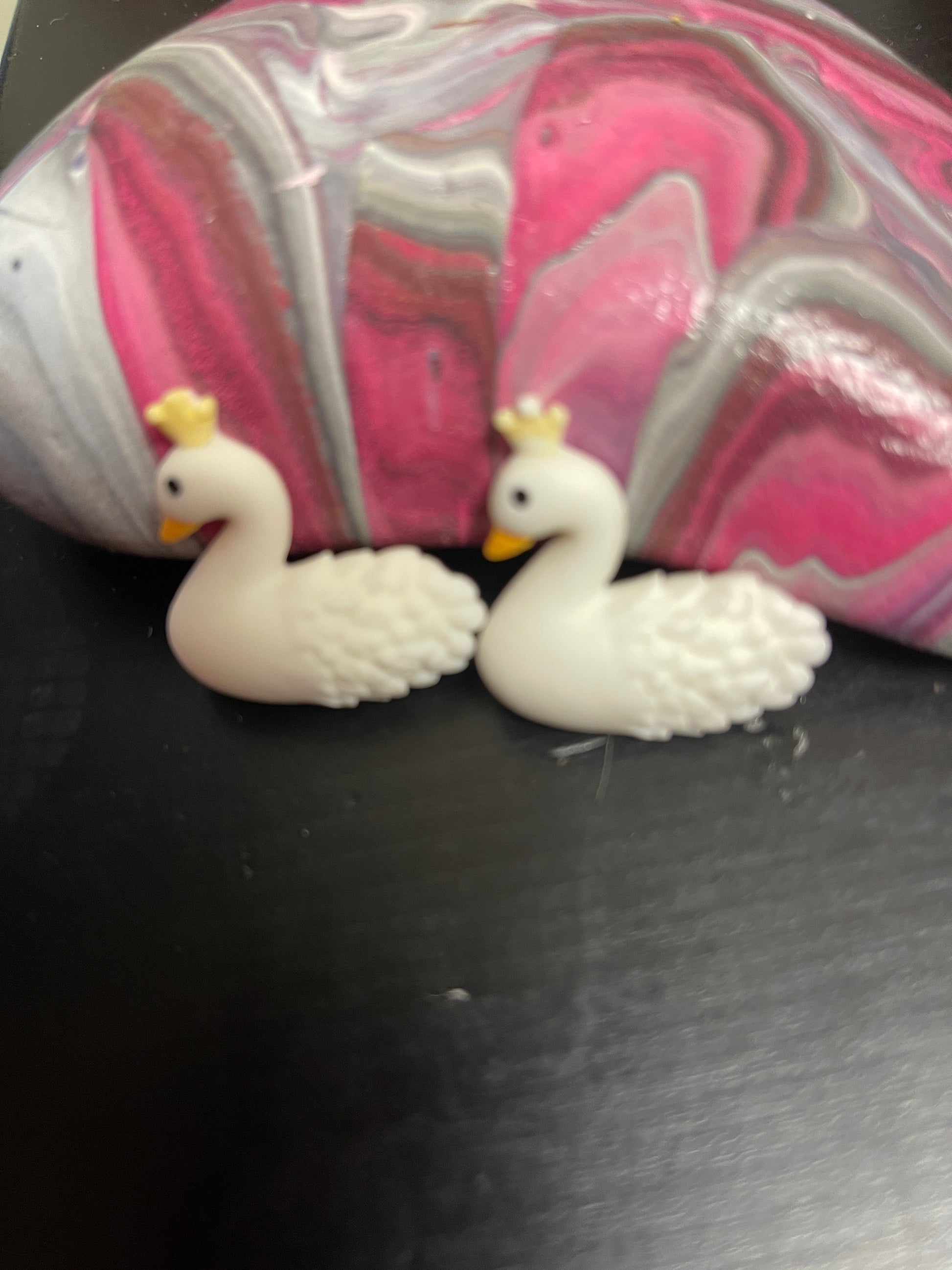 Swan Lake Stud EarringsPink tiful of LOVE