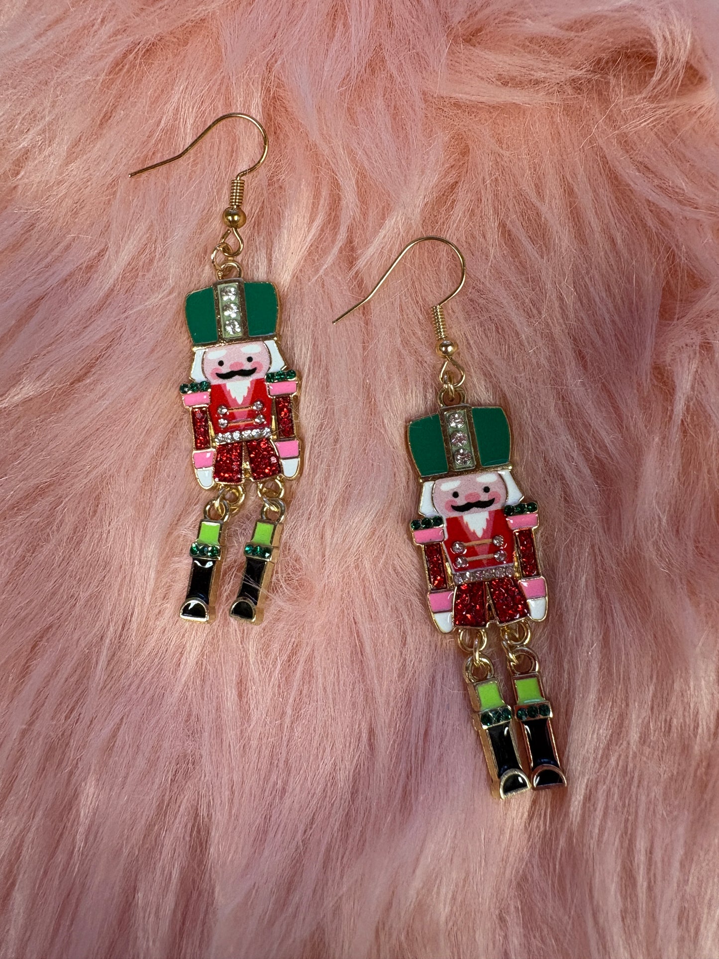 Christmas Nutcracker Wire Earrings