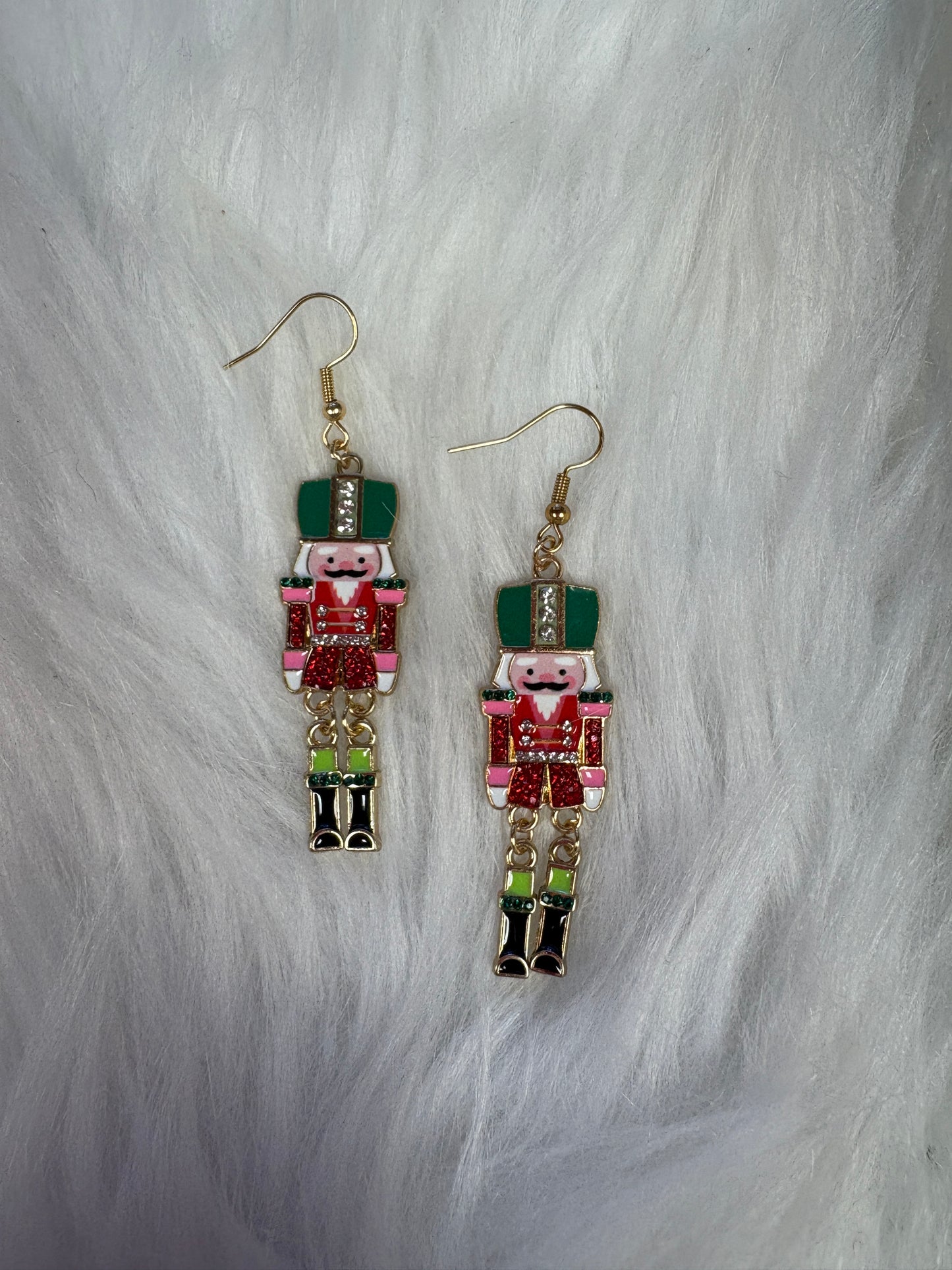 Christmas Nutcracker Wire Earrings