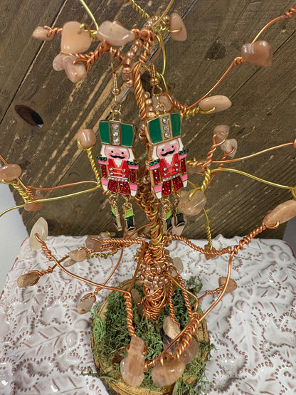 Christmas Nutcracker Wire Earrings
