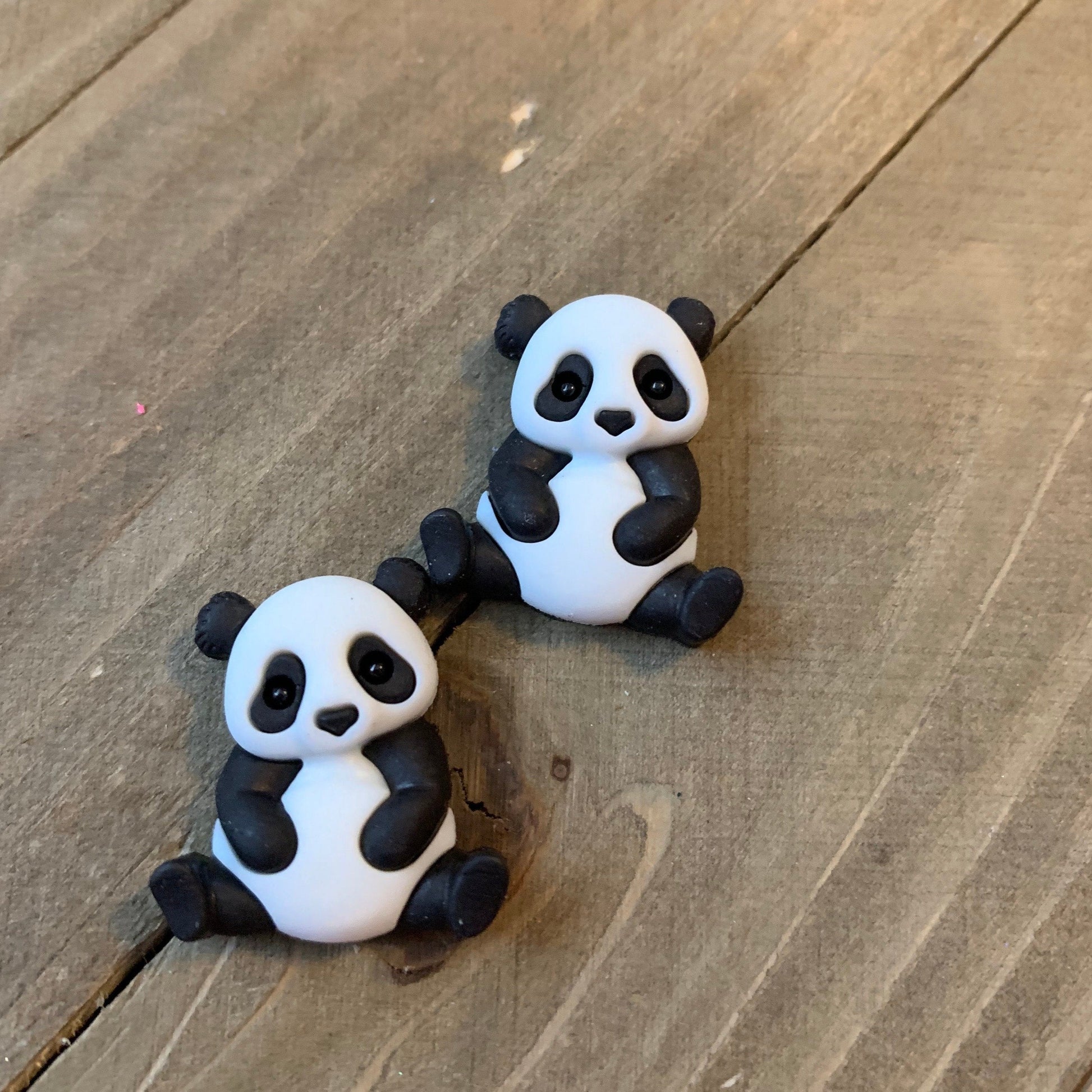 Unique and Adorable Panda sitting EarringsPink tiful of LOVE