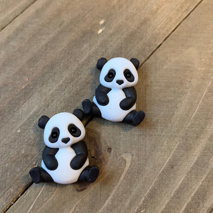 Unique and Adorable Panda sitting EarringsPink tiful of LOVE