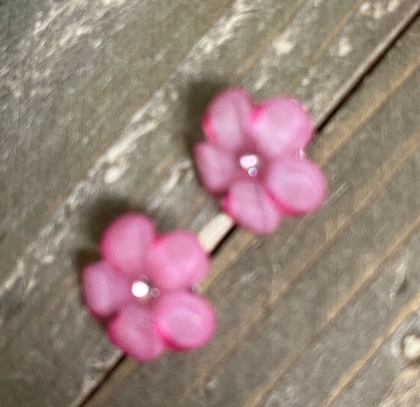 Flower Power; Sparkle Flower Stud EarringsPink tiful of LOVE