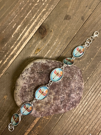 Dragonfly Link BraceletPink tiful of LOVE