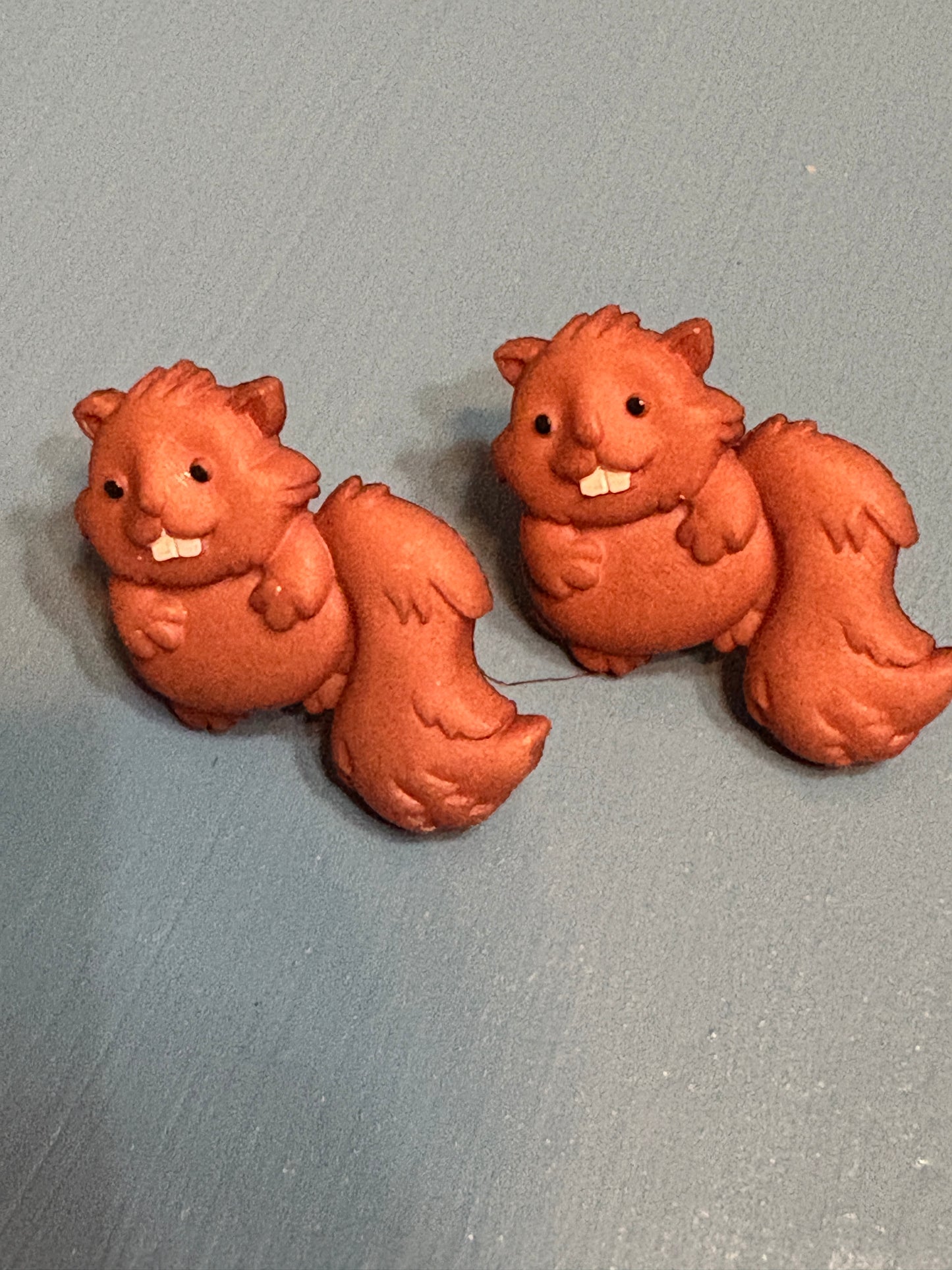 Chubby Beaver Stud Earrings – Cute Woodland Critter Jewelry