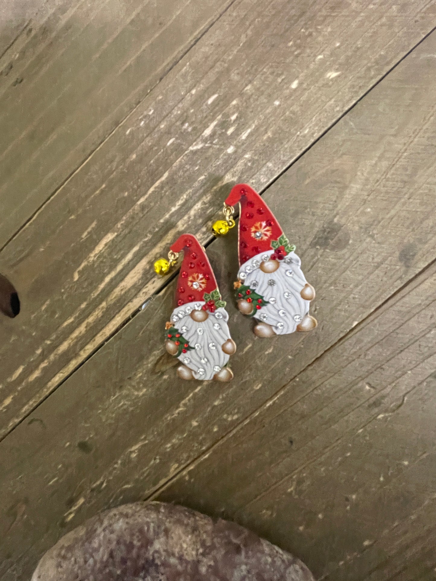 Christmas Gnome Stud Earrings