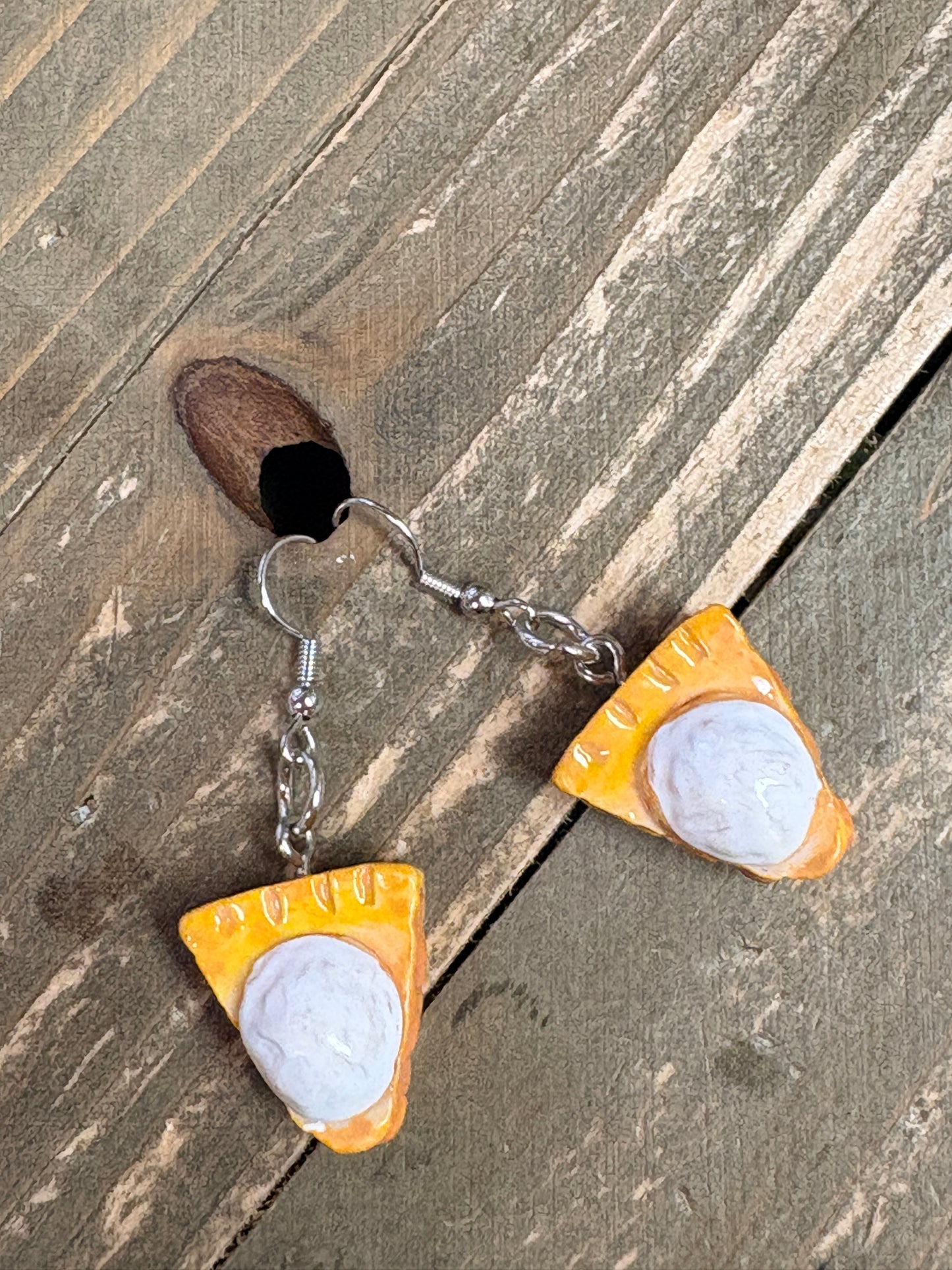 Pumpkin Pie Dangle Earrings – Sweet and Festive Resin Jewelry