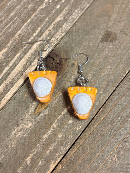Pumpkin Pie Dangle Earrings – Sweet and Festive Resin Jewelry