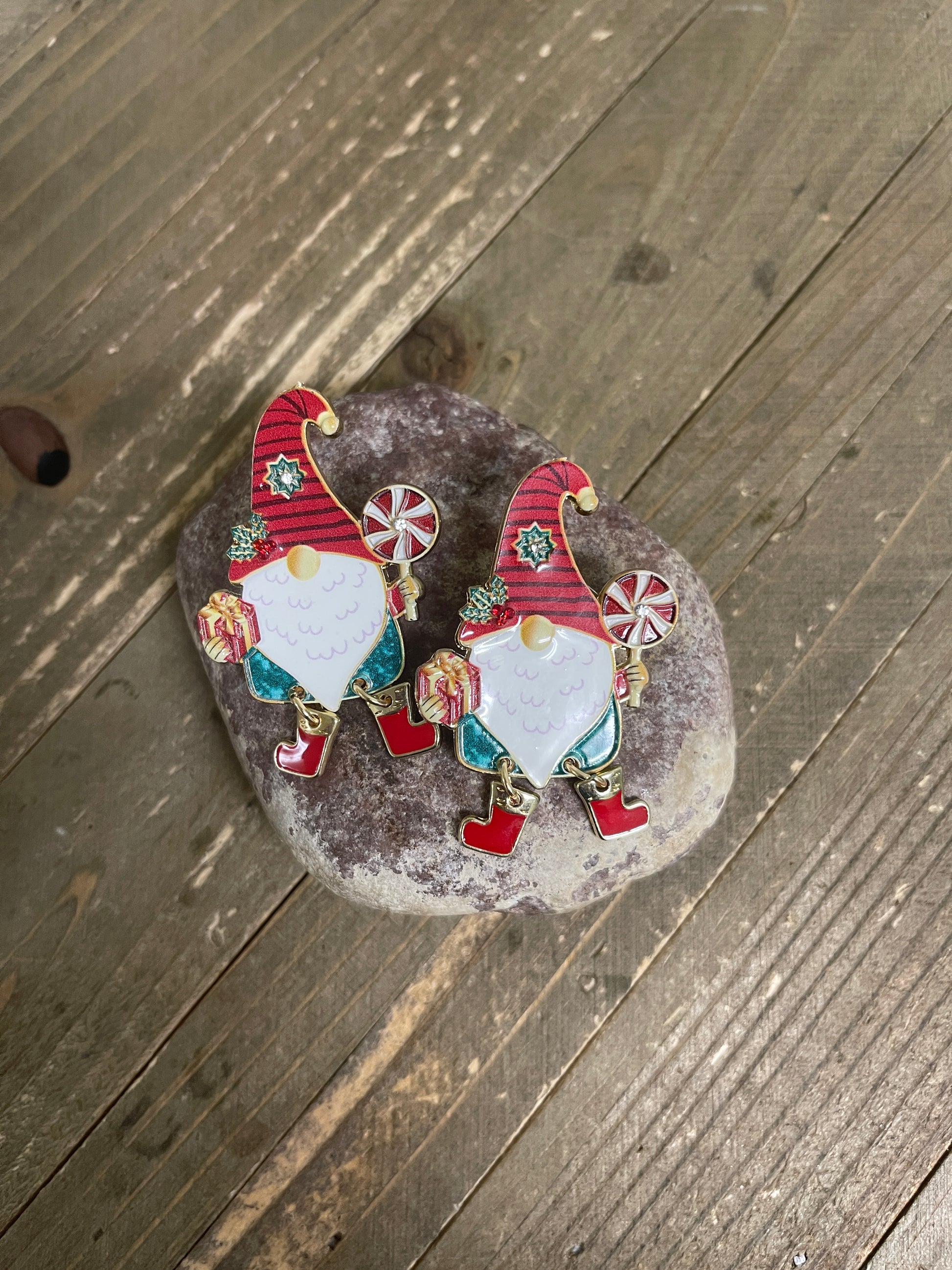 Christmas Gnome EarringsPink tiful of LOVE