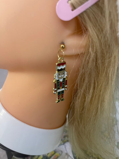Christmas Nutcracker Ball Post EarringsPink tiful of LOVE