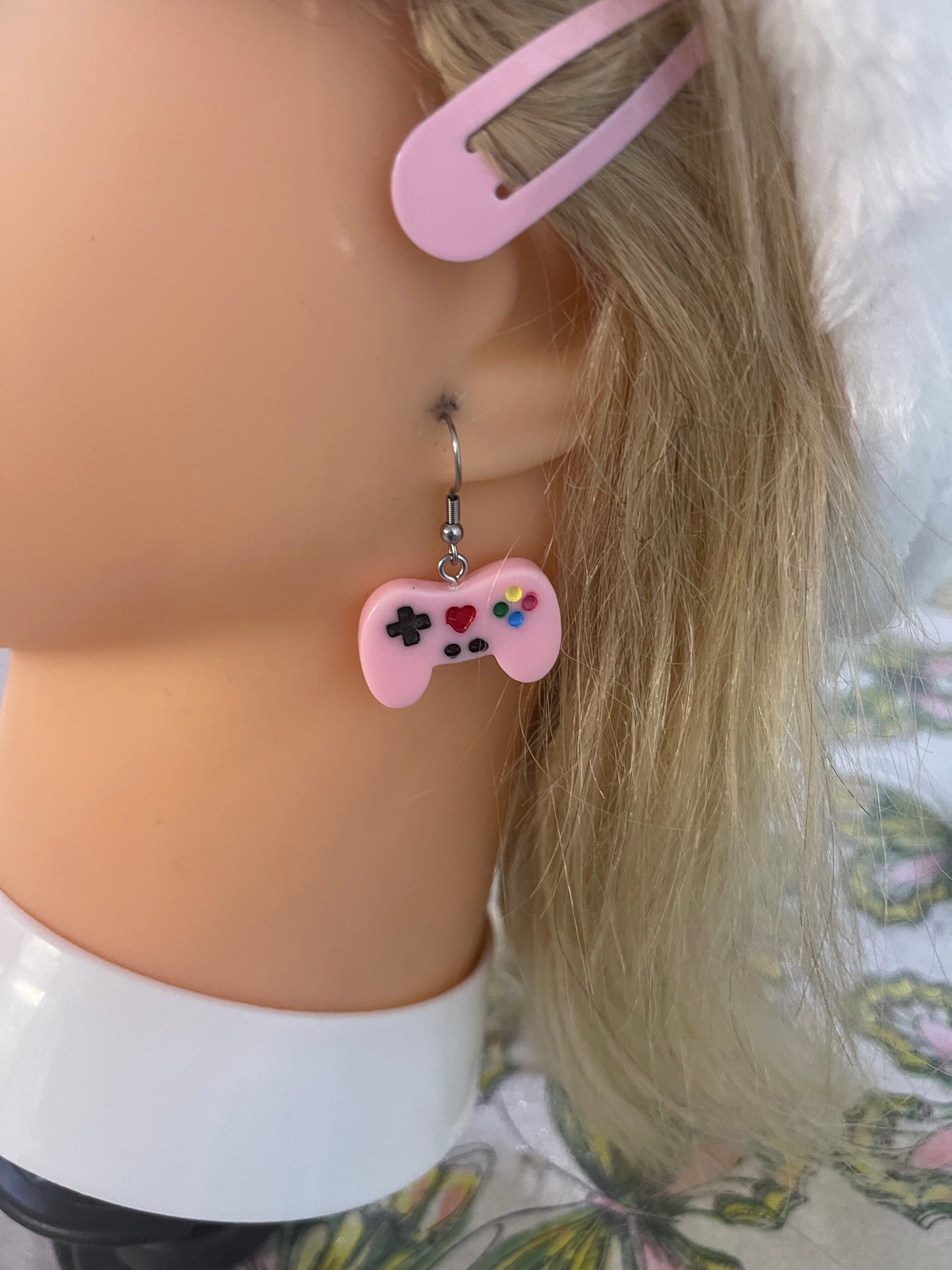 Video Gaming Controller Wire Earrings
