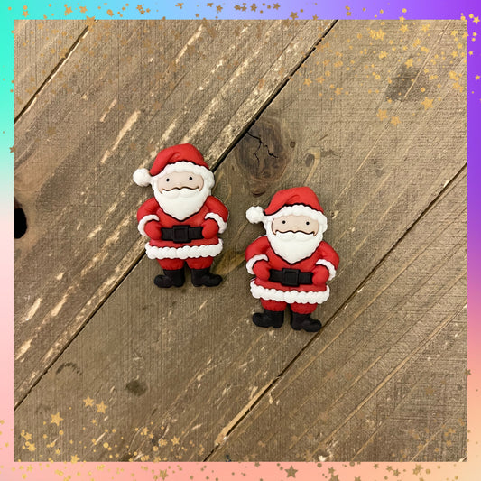 Magic of the Christmas Season Santa Stud Earrings