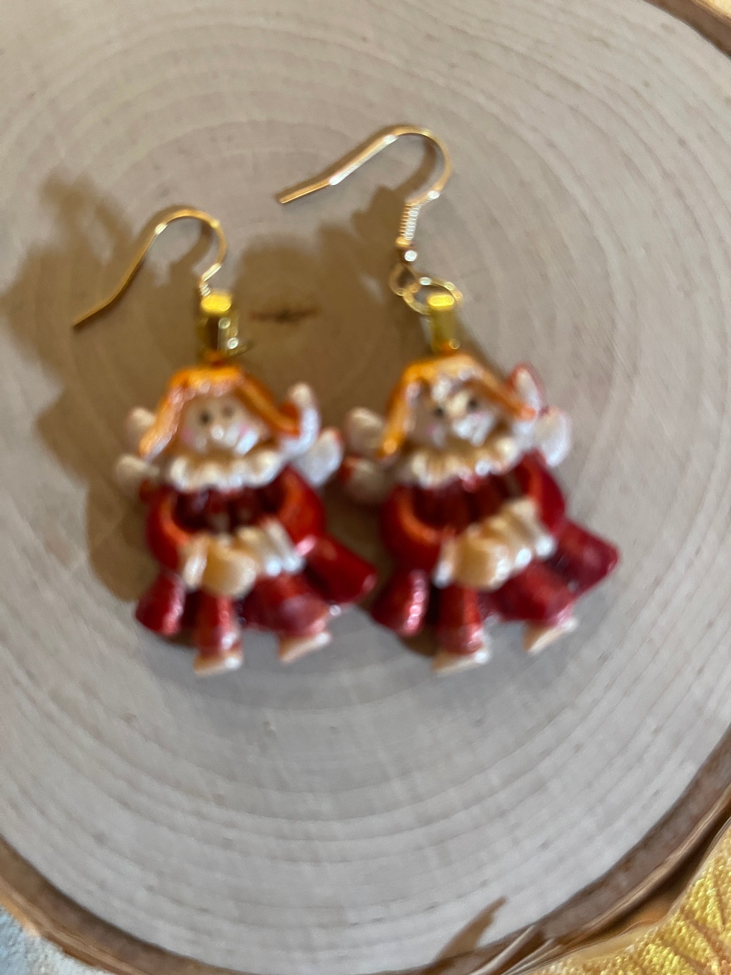 Christmas Wire Earrings (4 to choose from)