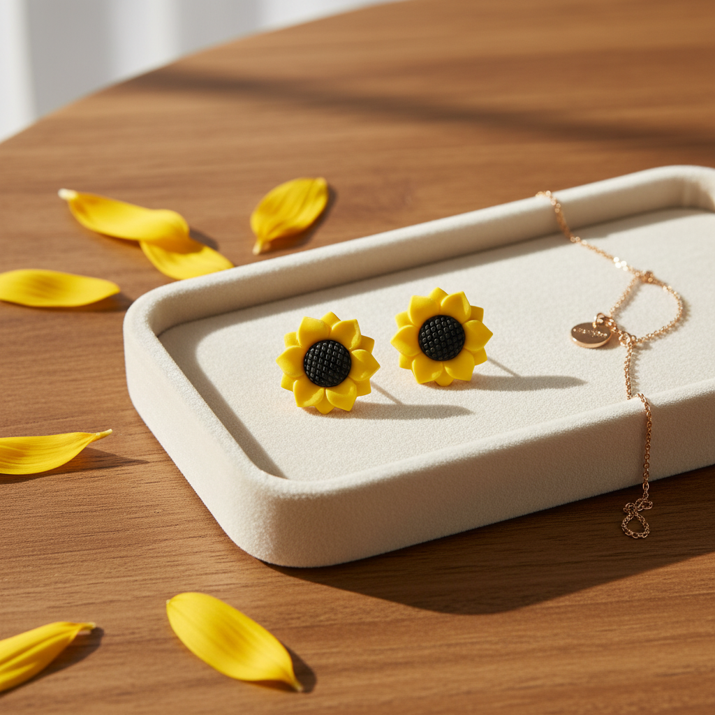 Sunflower Stud Earrings – A Ray of Sunshine 🌻