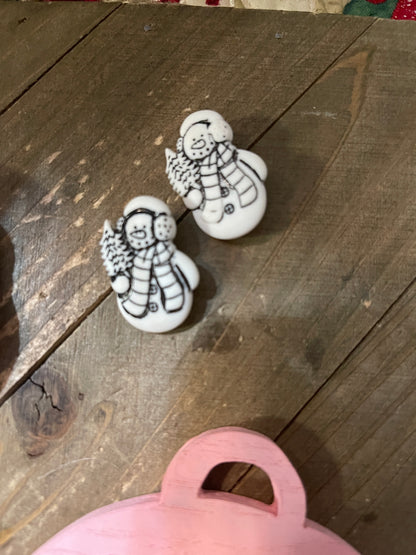 Snowman Collection Earrings (3 to choose from)Pink tiful of LOVE