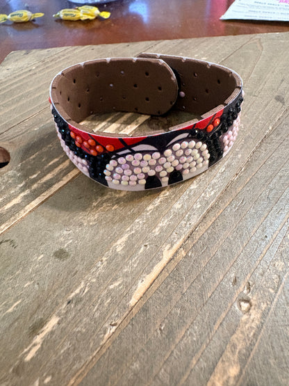 Set of 3 Minnie-Inspired Rhinestone Bracelets – Sparkly Statement Stack