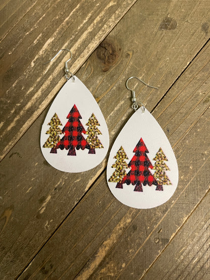 Christmas Teardrop Assorted Wire EarringsPink tiful of LOVE