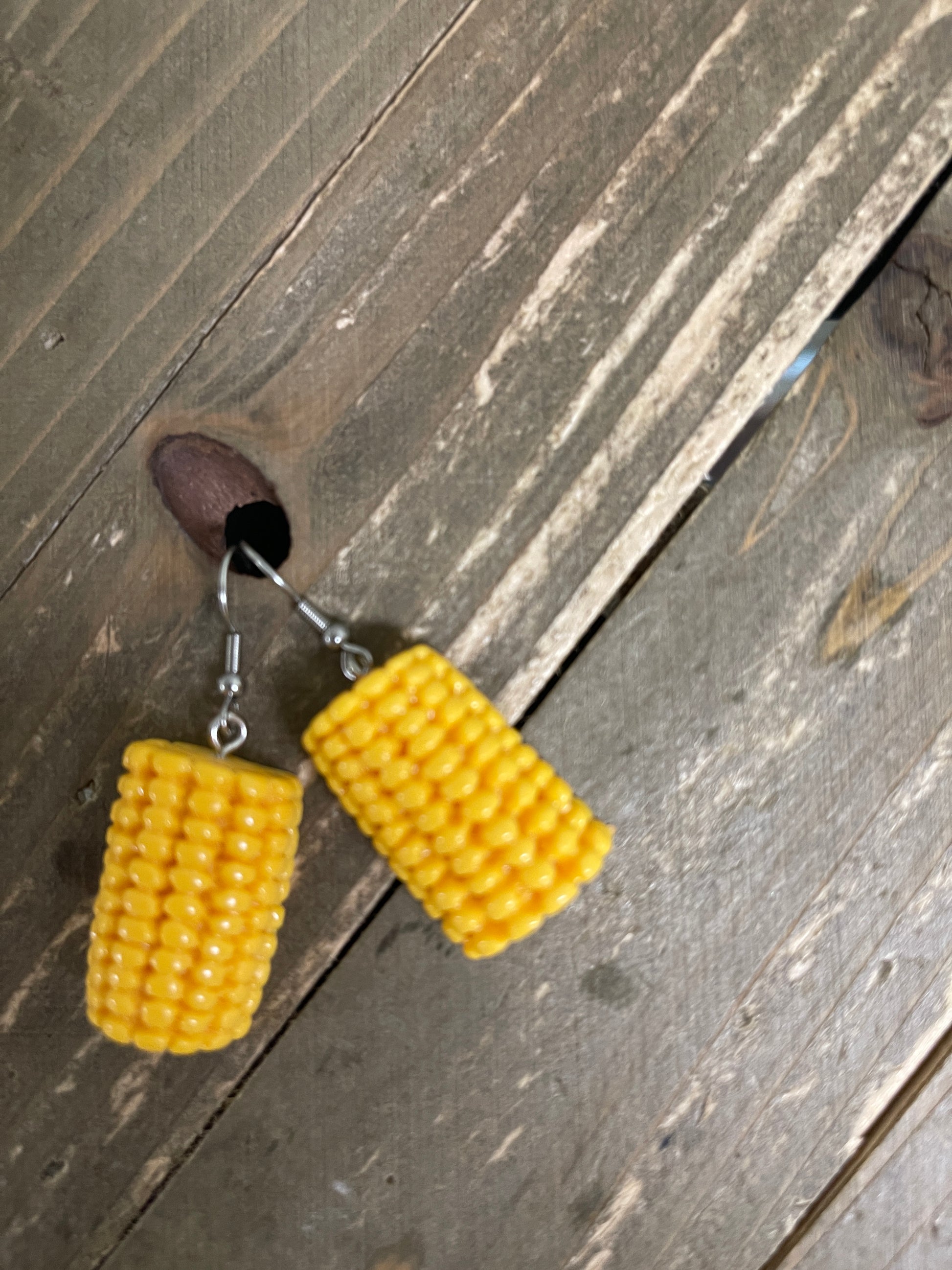 Corn on the Cob Wire EarringsPink tiful of LOVE