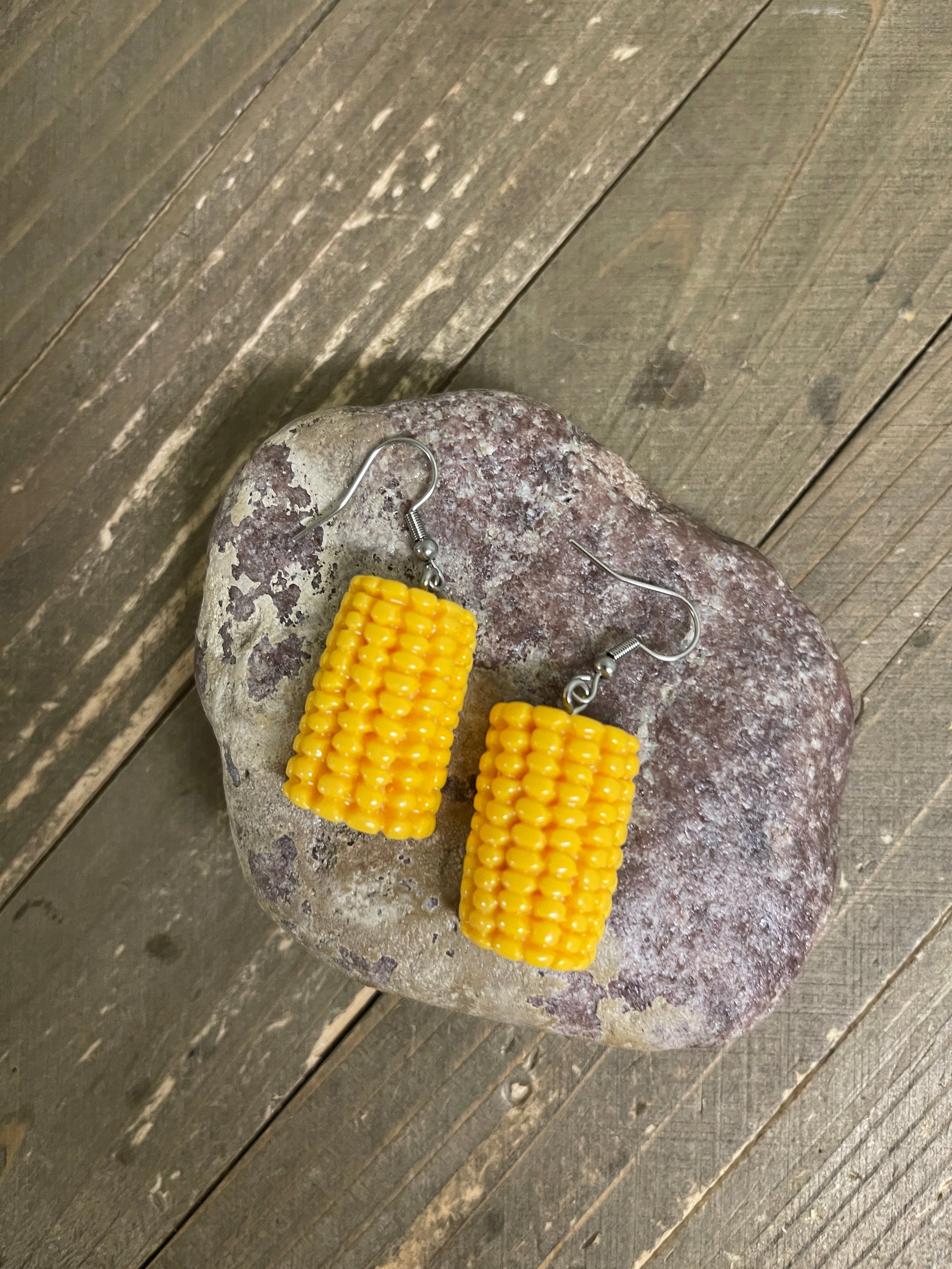 Corn on the Cob Wire EarringsPink tiful of LOVE