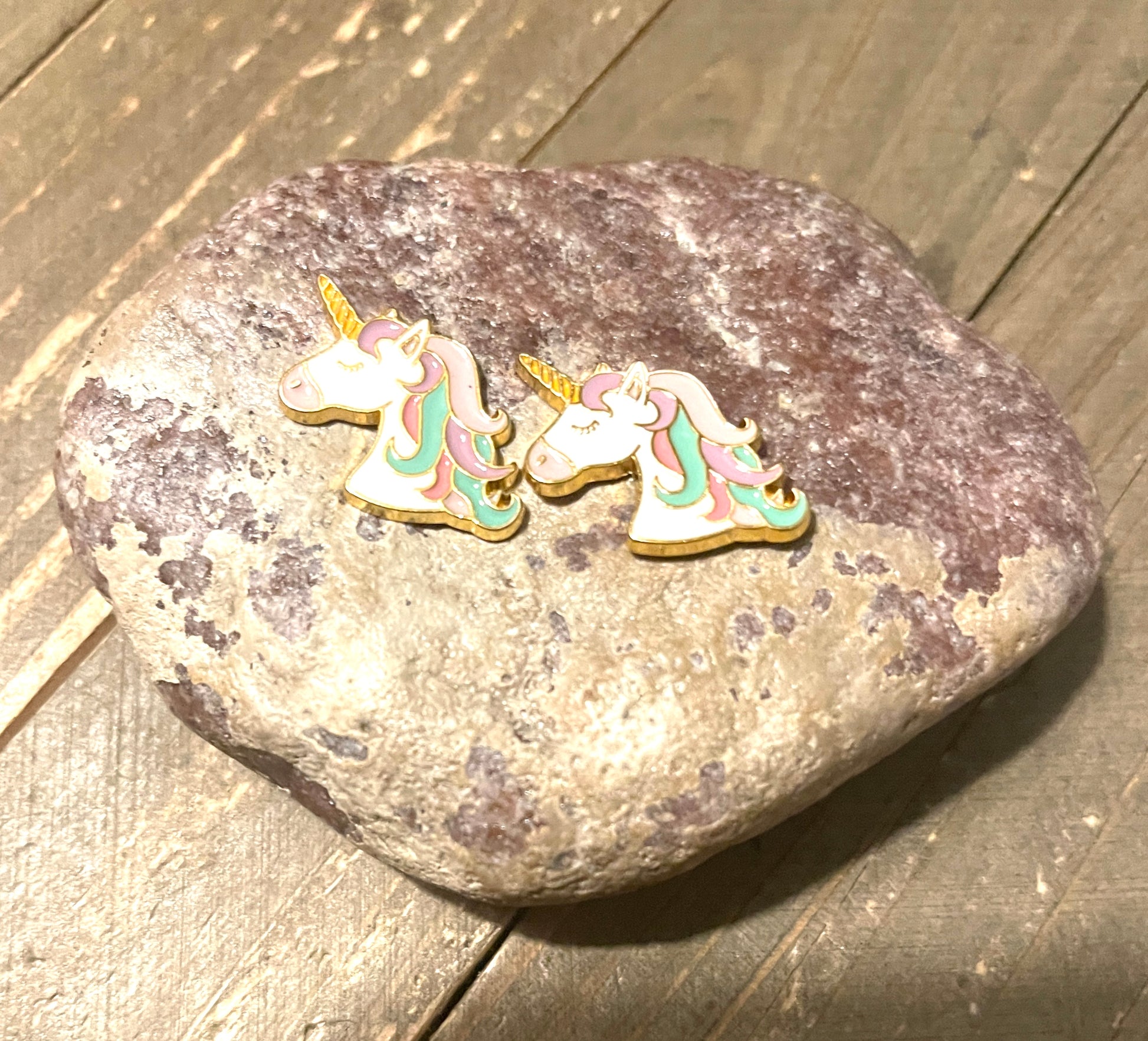 Pastel Unicorn Stud EarringsPink tiful of LOVE