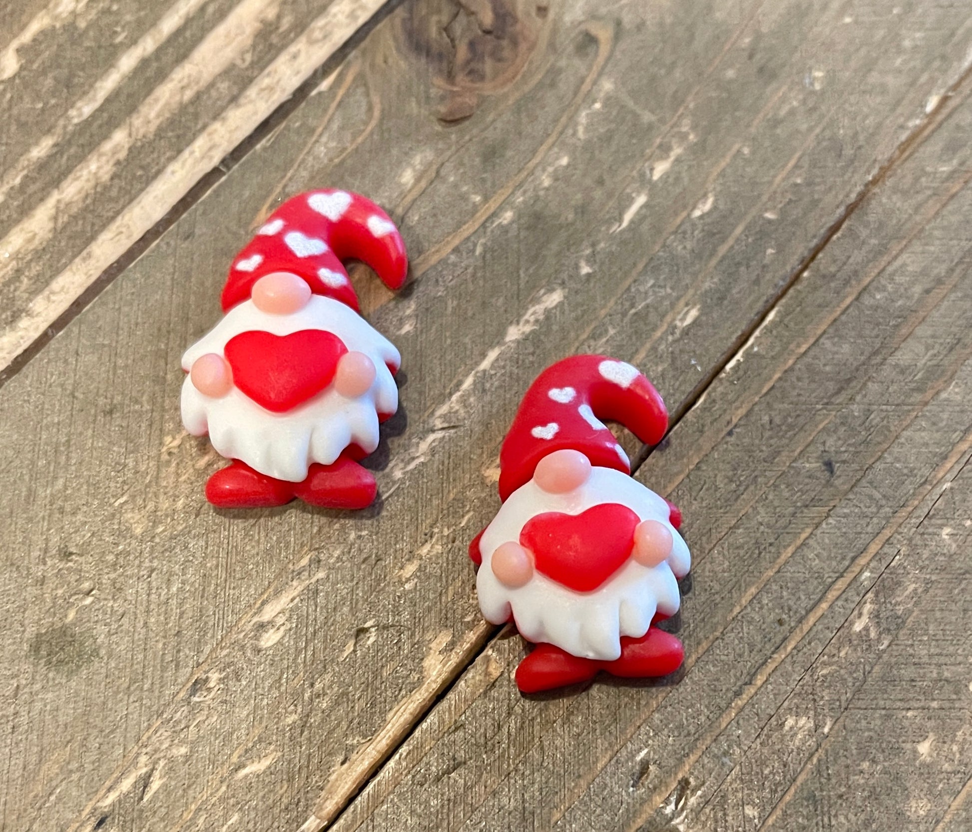 Valentine Buds-Love Gnomes Stud Earrings (3 to choose from)Pink tiful of LOVE