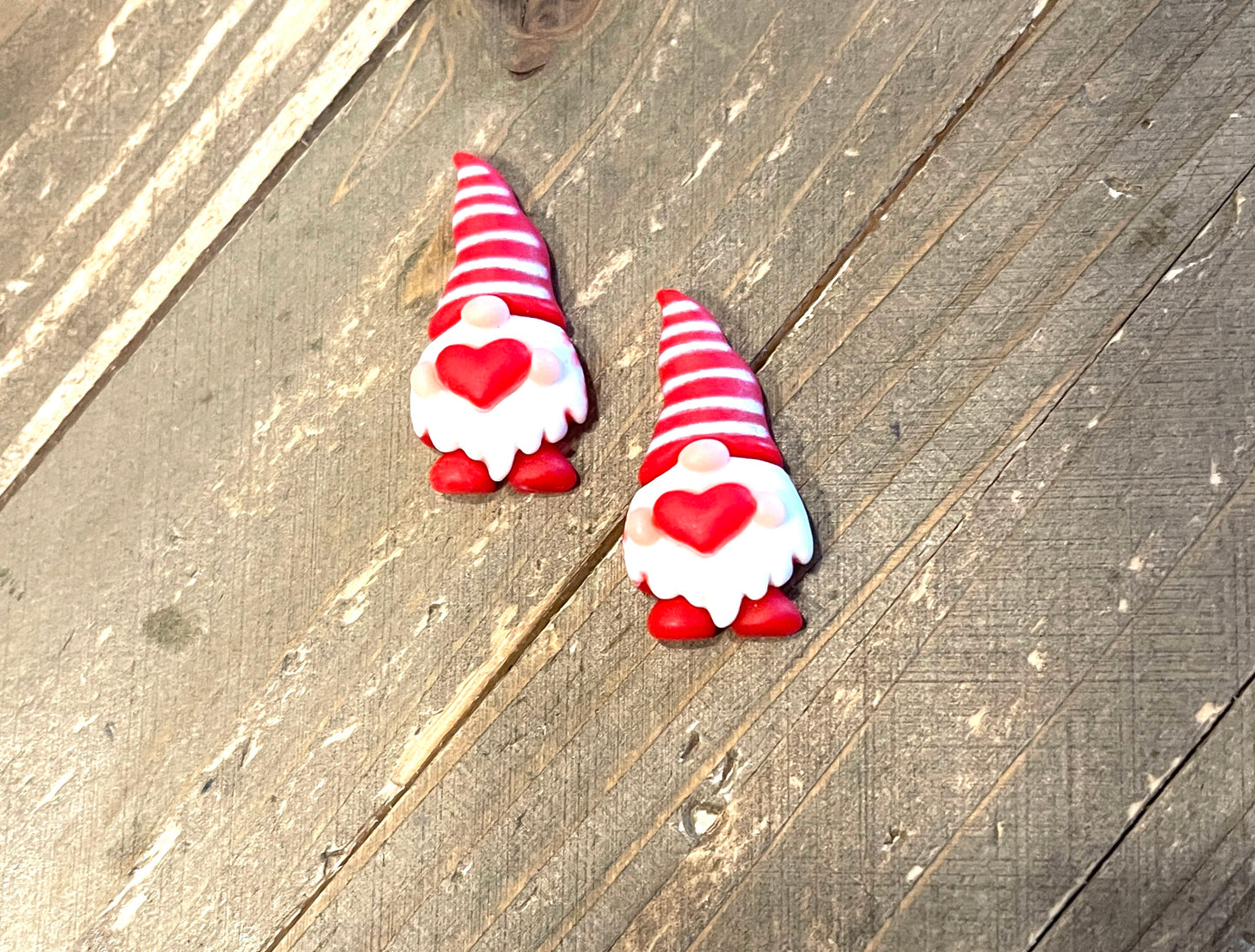 Valentine Buds-Love Gnomes Stud Earrings (3 to choose from)Pink tiful of LOVE