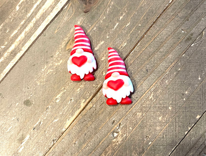 Valentine Buds-Love Gnomes Stud Earrings (3 to choose from)Pink tiful of LOVE