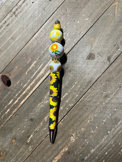 Sunflower Collection Beadabled Pens