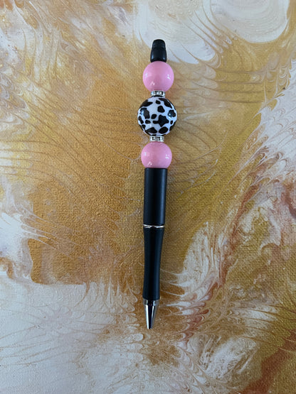 Pink and Love Collection Beadabled Pens