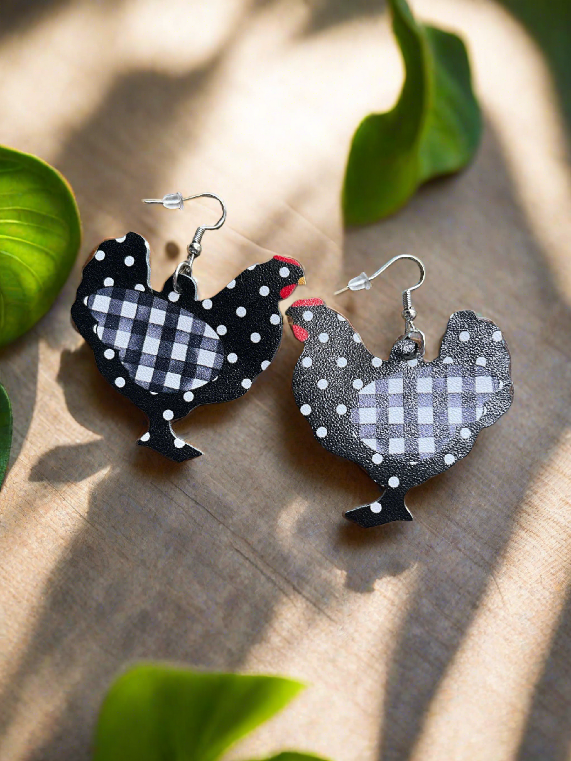 Funny Farmhouse-Chicken Wire earringsPink tiful of LOVE