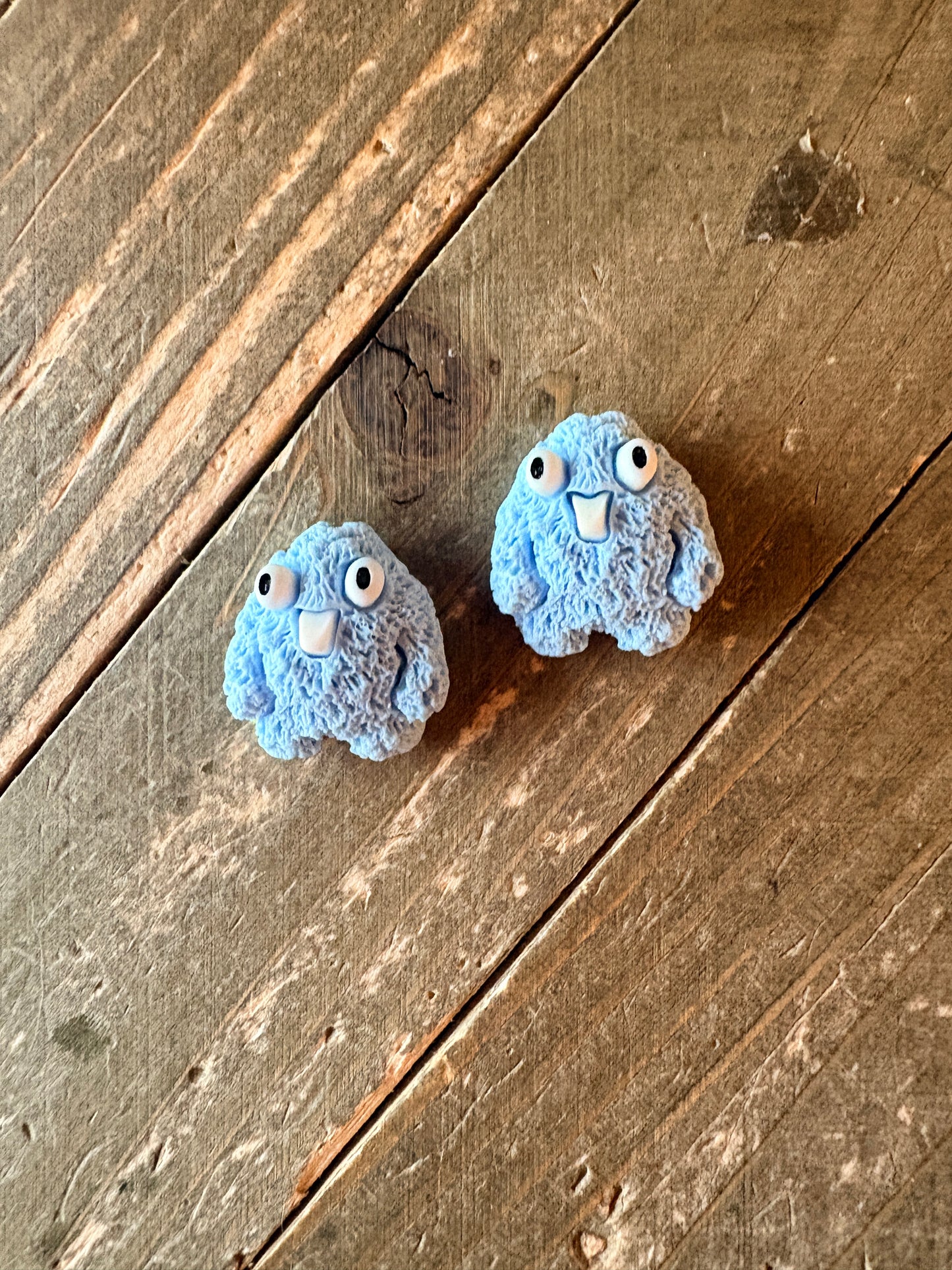 Cute & Colorful Monster Stud Earrings – Goofy Mini Creature Earrings