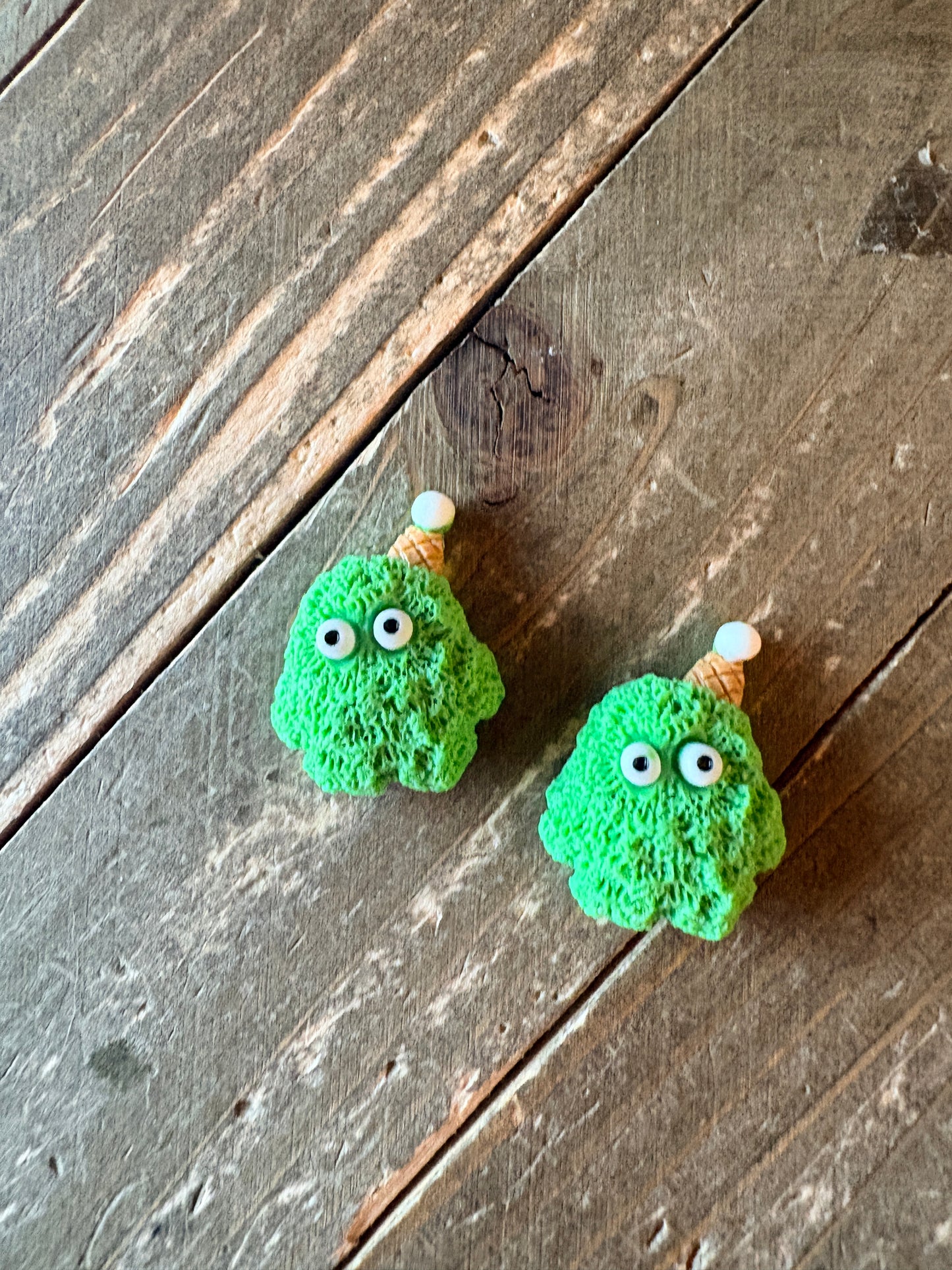 Cute & Colorful Monster Stud Earrings – Goofy Mini Creature Earrings