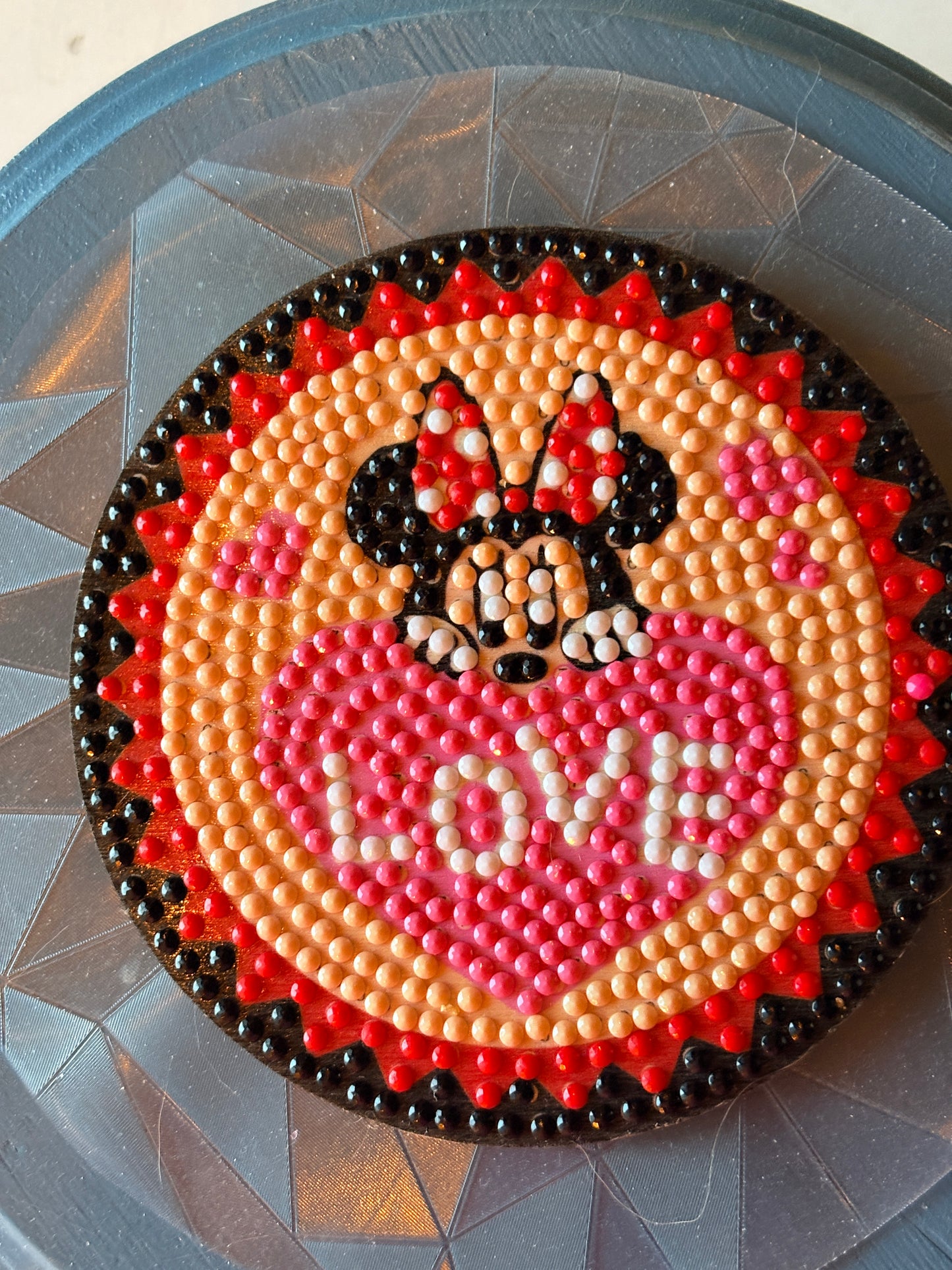 MIckey & Minnie  Diamond Art Coaster Set (set of 5)
