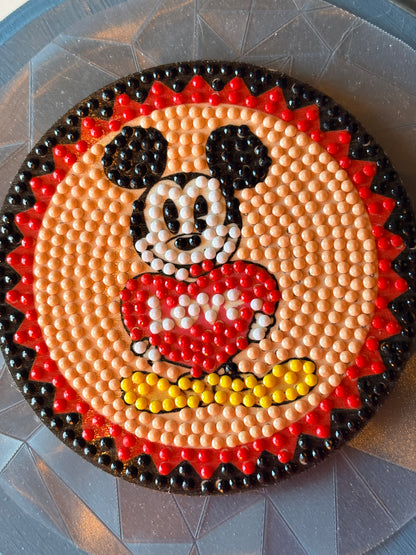 MIckey & Minnie  Diamond Art Coaster Set (set of 5)