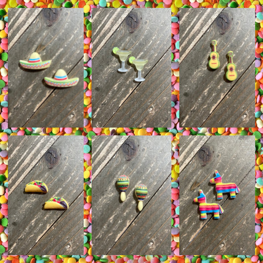 CINCO DE MAYO Collection stud Earrings (6 to choose from)Pink tiful of LOVE