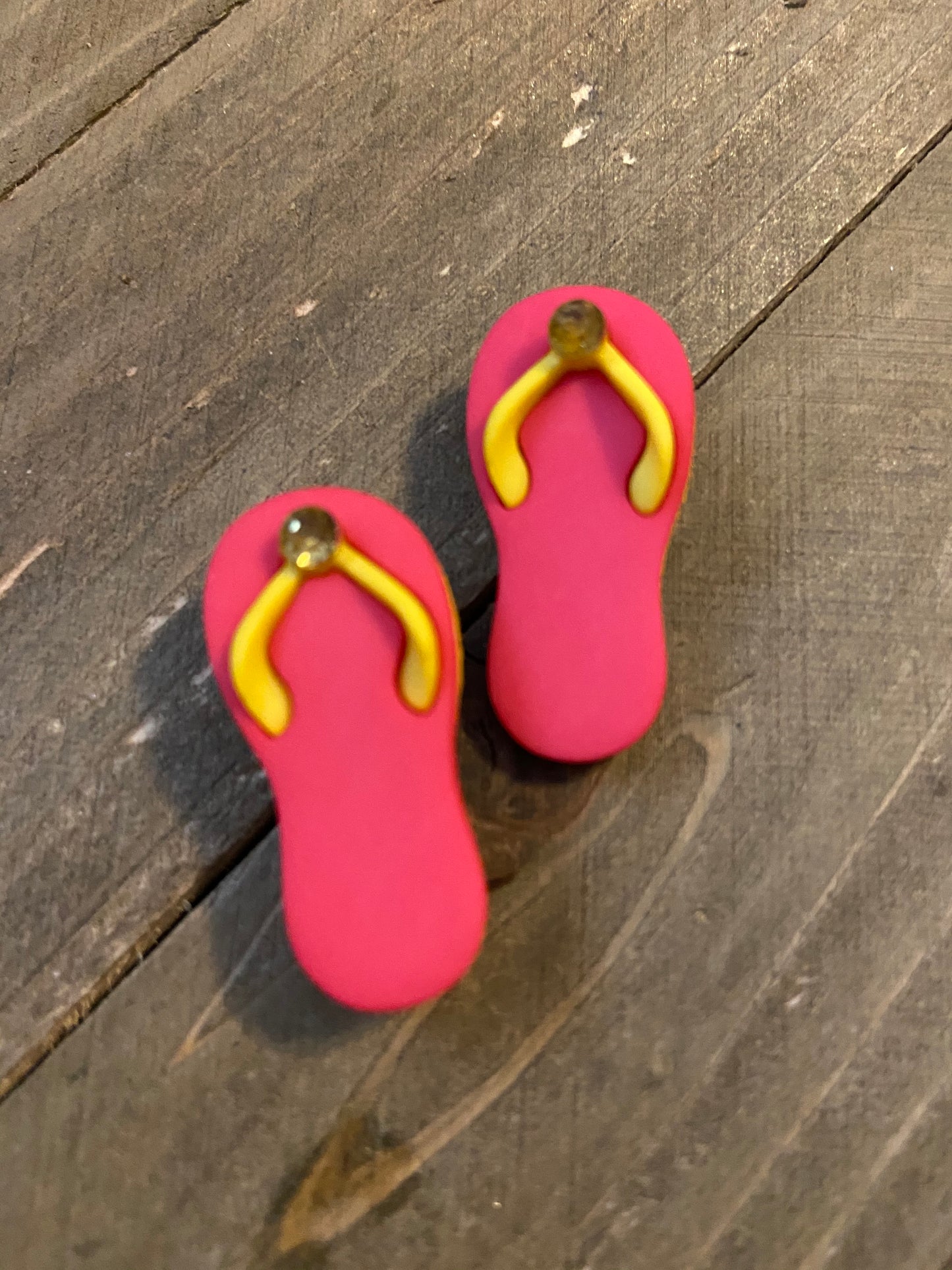 Chic Flip Flop Post EarringsPink tiful of LOVE