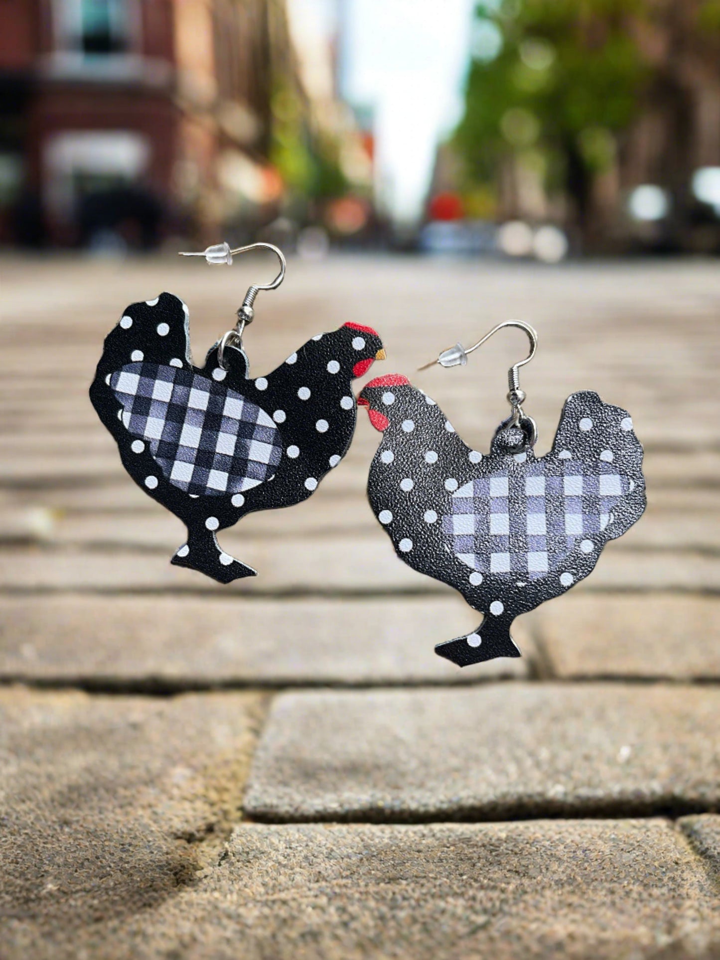 Funny Farmhouse-Chicken Wire earrings