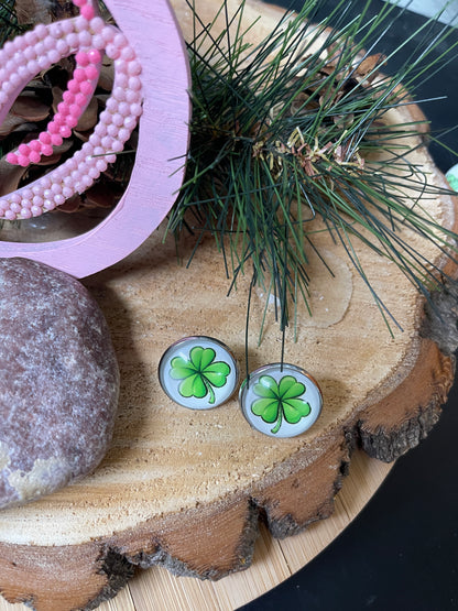 Lucky Leprechaun Collection Stud Earrings (3 to choose)Pink tiful of LOVE