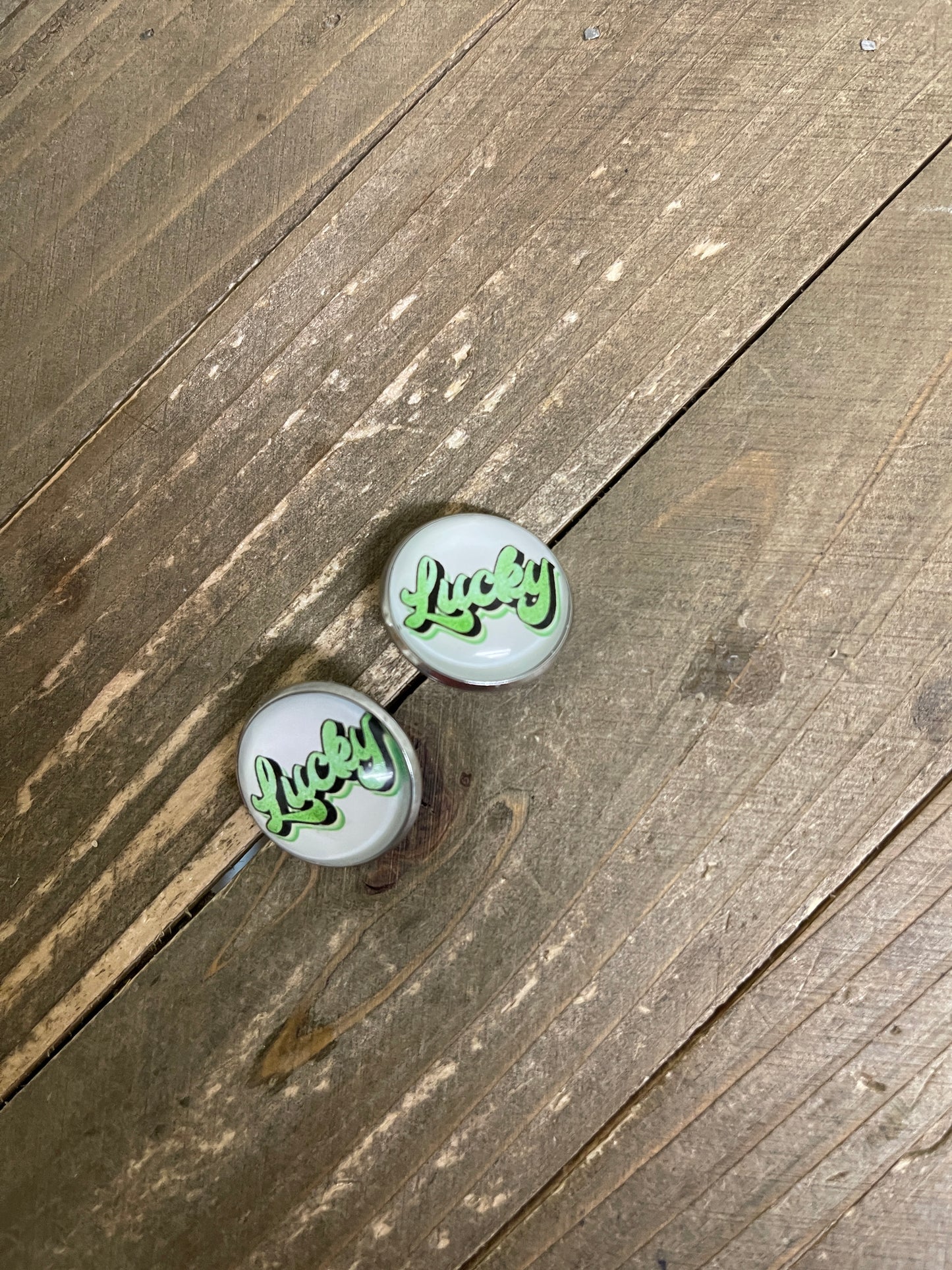 Lucky Leprechaun Collection Stud Earrings (3 to choose)Pink tiful of LOVE
