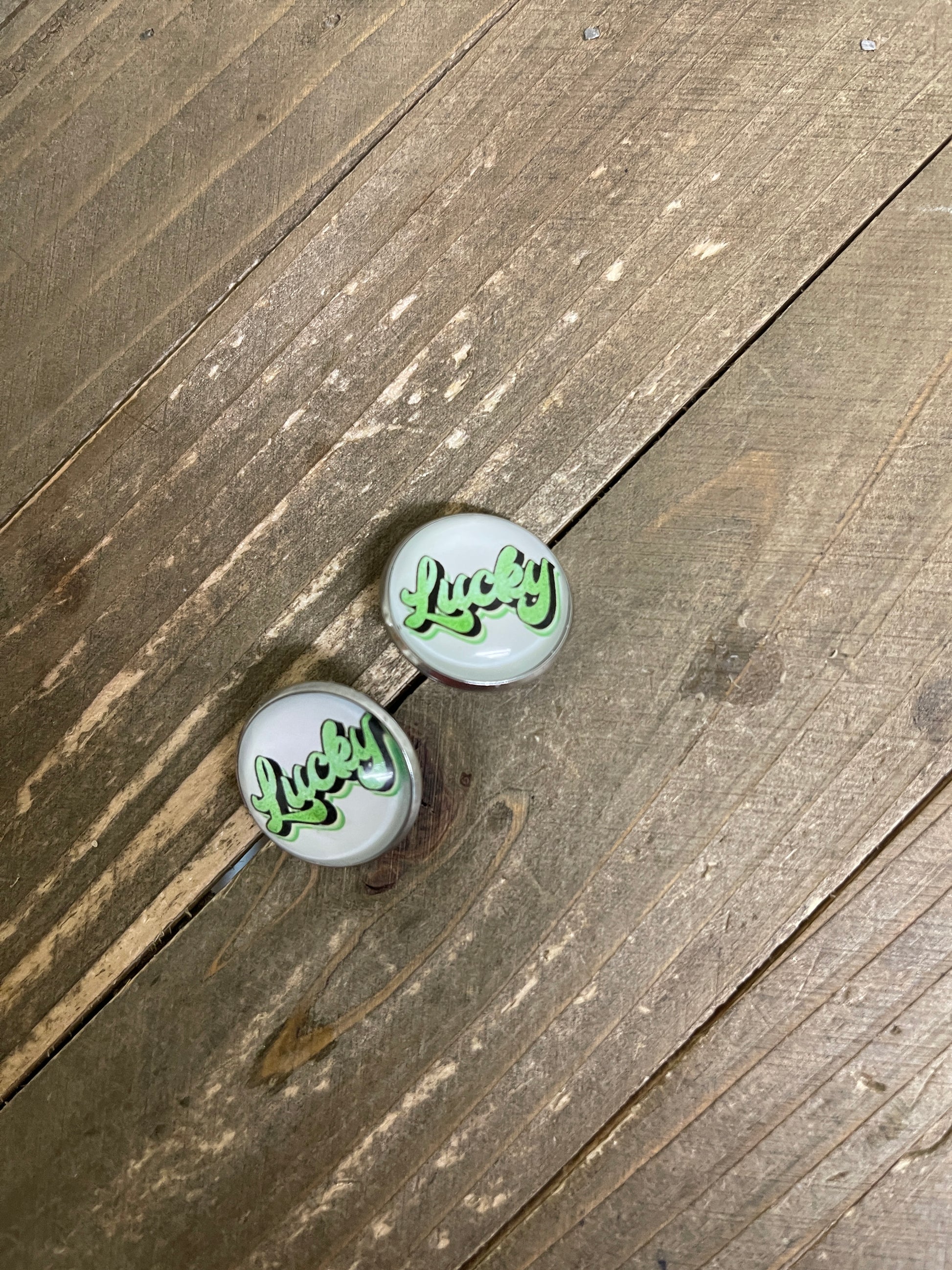 Lucky Leprechaun Collection Stud Earrings (3 to choose)Pink tiful of LOVE