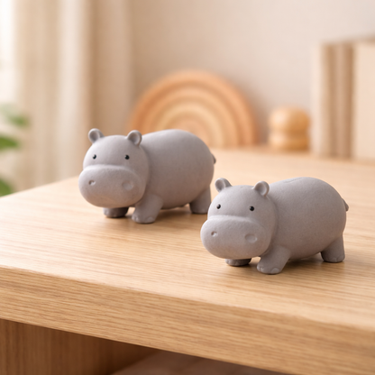 Zoo Cuties Stud Earrings – Zebra, Elephant, Hippo, or Lion