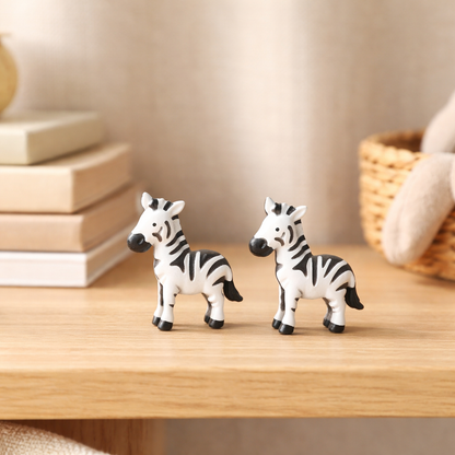 Zoo Cuties Stud Earrings – Zebra, Elephant, Hippo, or Lion