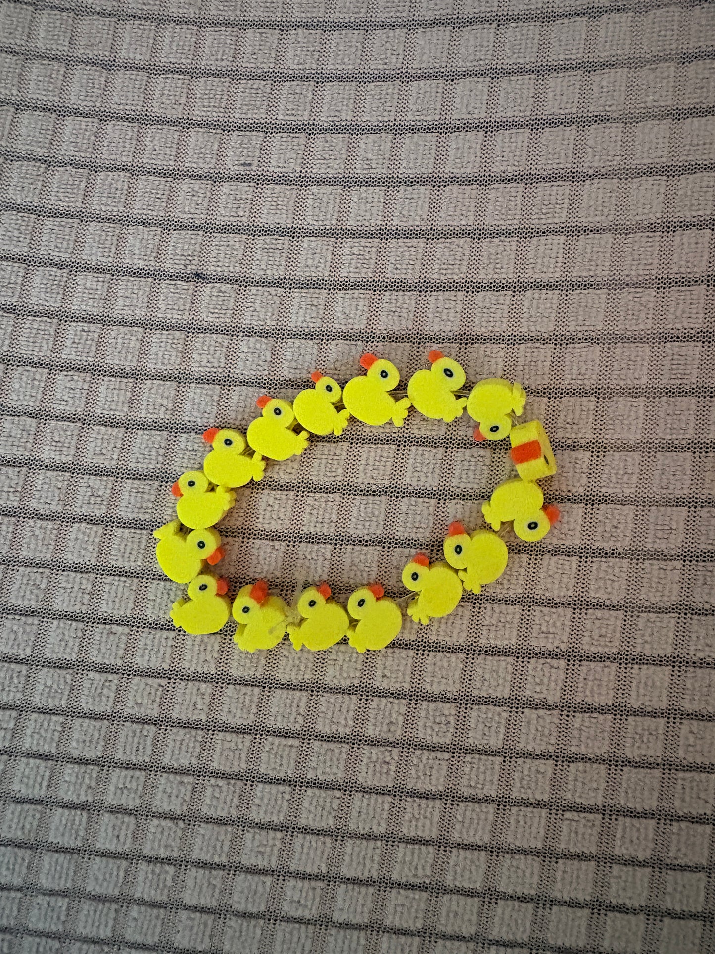 Rubber Duck beaded  Bracelet - Fun Novelty Jewelry