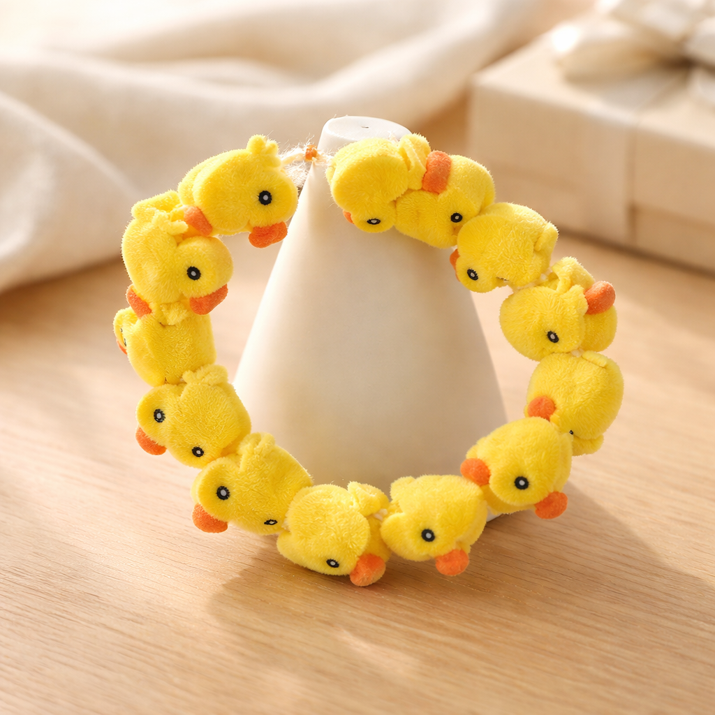 Rubber Duck beaded  Bracelet - Fun Novelty Jewelry