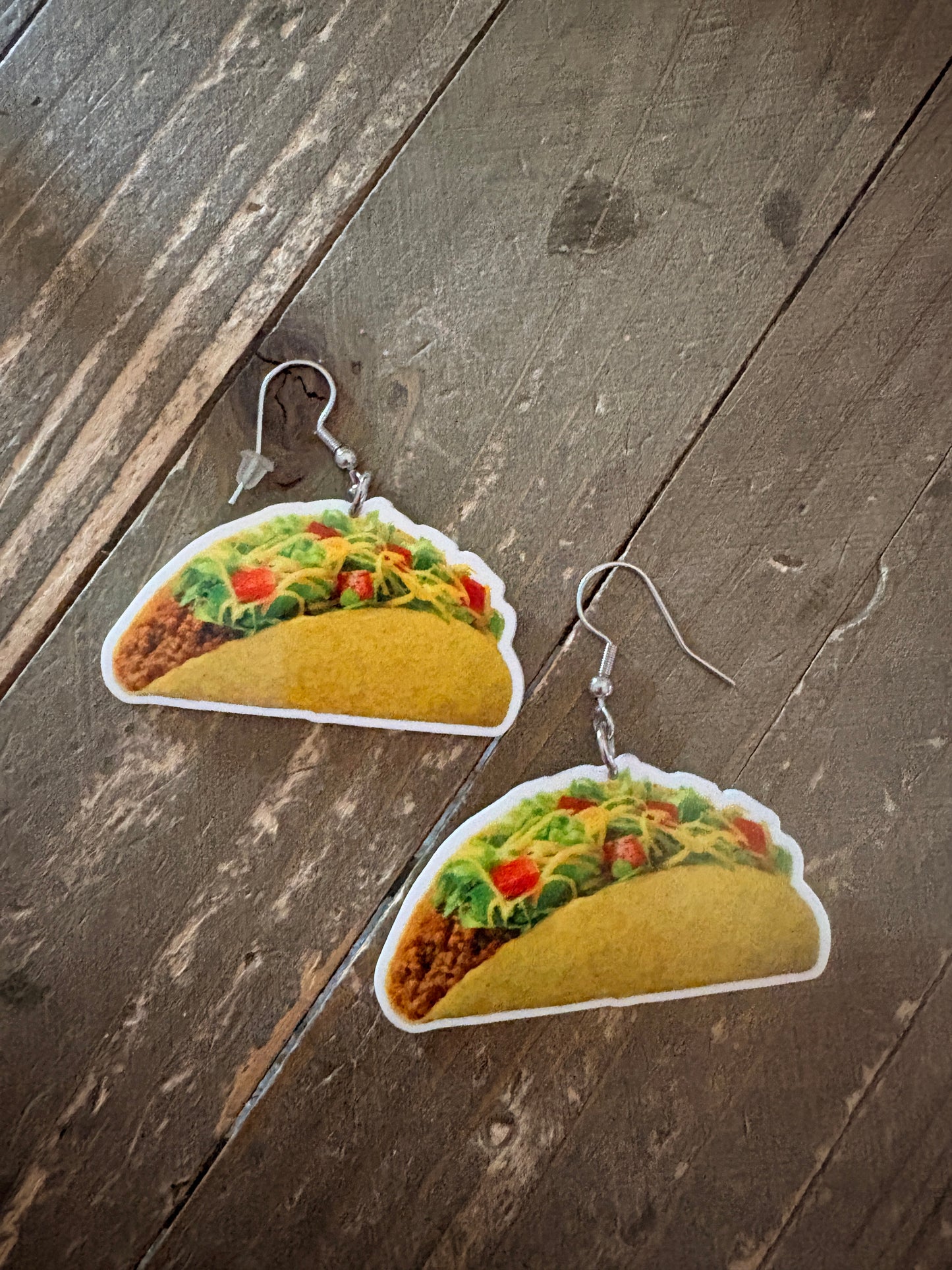 Taco Earrings – Hypoallergenic Stainless Steel Hooks