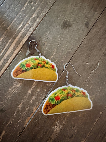 Taco Earrings – Hypoallergenic Stainless Steel Hooks