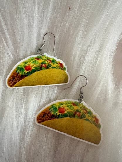 Taco Earrings – Hypoallergenic Stainless Steel Hooks
